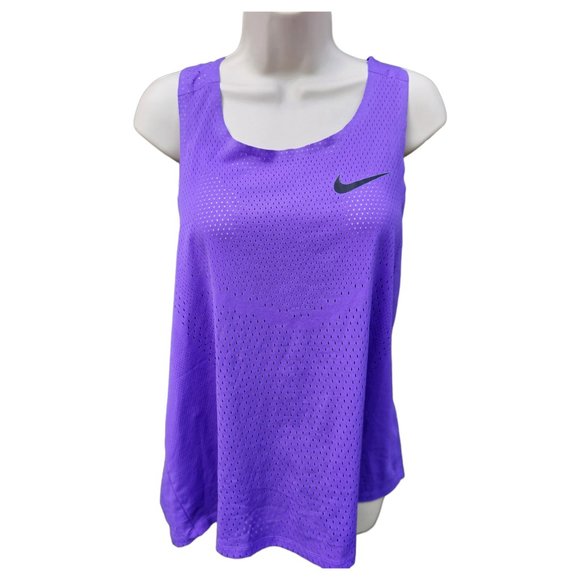 Nike Tops - Nike AeroSwift Women's Racerback Tank Top Size XL Purple Polyester Sleeveless